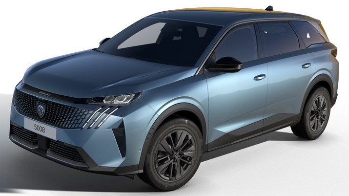 PEUGEOT 5008 NOUVEAU HYBRID 145 E-DCS6 7PL ALLURE  + PACK PANORAMIC NAVIGATION + PACK 360 VISION & DRIVE ASSIST dans le haut-rhin